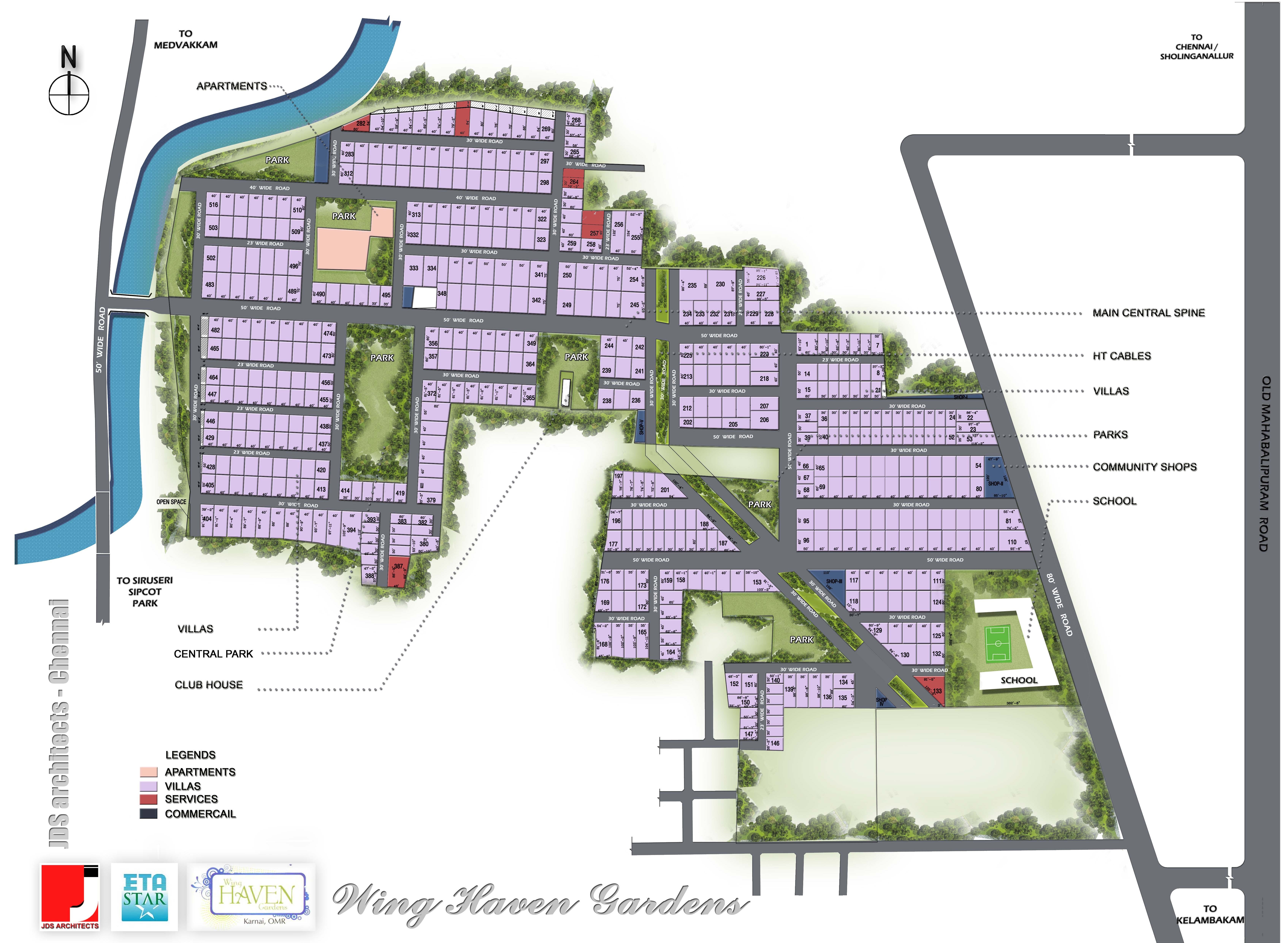 dtcp approved plots in omr